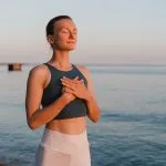 A woman preparing for her first hormone therapy consultation and HRT evaluation at Greenwich Medical Spa wellness consultation.